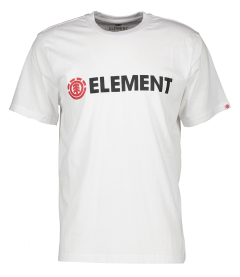 Element Witte T-shirt met belettering  