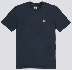 Element Donkerblauwe t-shirt met logo op voorkant 