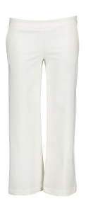 Diamante Blu Ecrukleurige broek met glitteraccent aan de zak Communie  