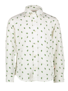 AO76 Wit hemd met groene cactussen 