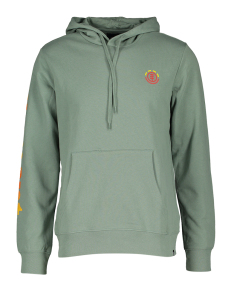 Element Groene hoodie met logo en opdruk op rug KASS 