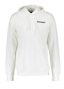 Element Witte sweater met kap en zwart logo Blazin Chest 