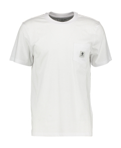Element Wit t-shirt met borstzak 