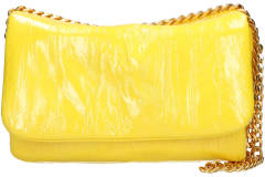Essentiel Gele crossbody met goudkleurige schouderband Beatrice 