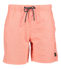 Shiwi Zwemshort in oranje en witte strepen Skinny Stripe 