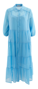 Riani Blauwe laagjes jurk 
