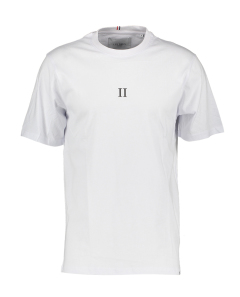 Les Deux  Witte t-shirt met zwart logo 