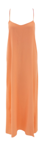 March 23 Oranje zomerjurk met gekleurde bandjes ALODIE 