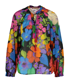 Twinset Multi-color blouse met bloemenmotief 