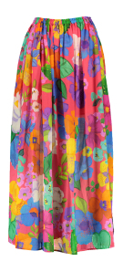 Twinset Multi-color lange rok met bloemen 