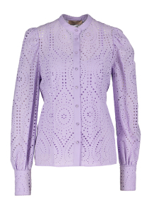 Twinset Lili kleurige blouse in broderie 