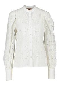 Twinset witte blouse broderie Anglaise 