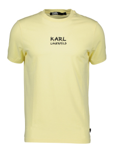 Karl Lagerfeld  Gele t-shirt met ronde hals  