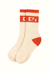 Dolly Sports Rood witte sportieve sokken 
