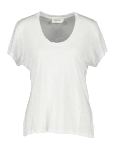 American Vintage  Witte losse t-shirt met ronde hals 