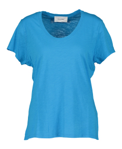 American Vintage  Vintage blauwe losse t-shirt met ronde hals 