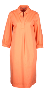 Xandres Oranje kleed met V-hals 