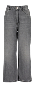 Bellerose Grijze jeans met wijde pijpen en studs  
