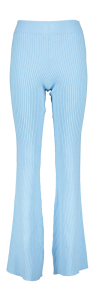 Nakd Blauwe broek met motief in elastische stof 