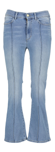 Riani Blauwe bootcut jeans met naad aan voorzijde 