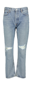 Agolde Blauwe straight jeans RILEY 