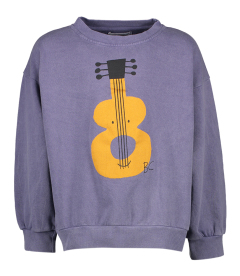 Bobo Choses Paarse sweater met gitaar Acoustic 