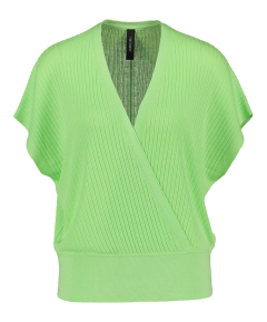 Marc Cain collections Groene T-shirt met V-hals 