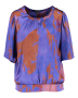 Multi-color blouse met korte mouw Marie Mero 